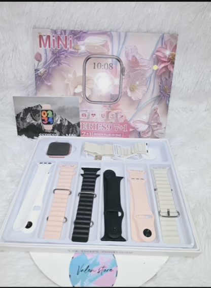 2 Relojes SmartWatch + 14 correas + 1 auricular calidad permiun